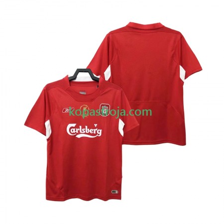 Billiga Fotbollströjor Liverpool 2004 Retro Hemma tröja 2005 Kortärmad